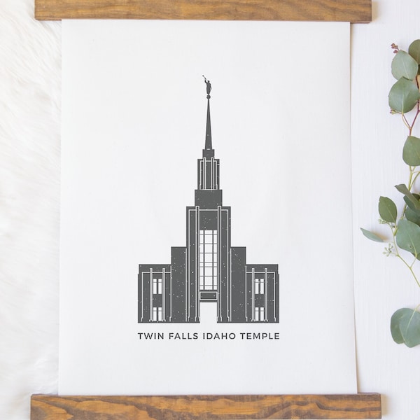 Twin Falls Idaho Temple (LDS) Printable Icon