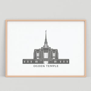 Ogden Utah Temple (LDS) SVG Bundle