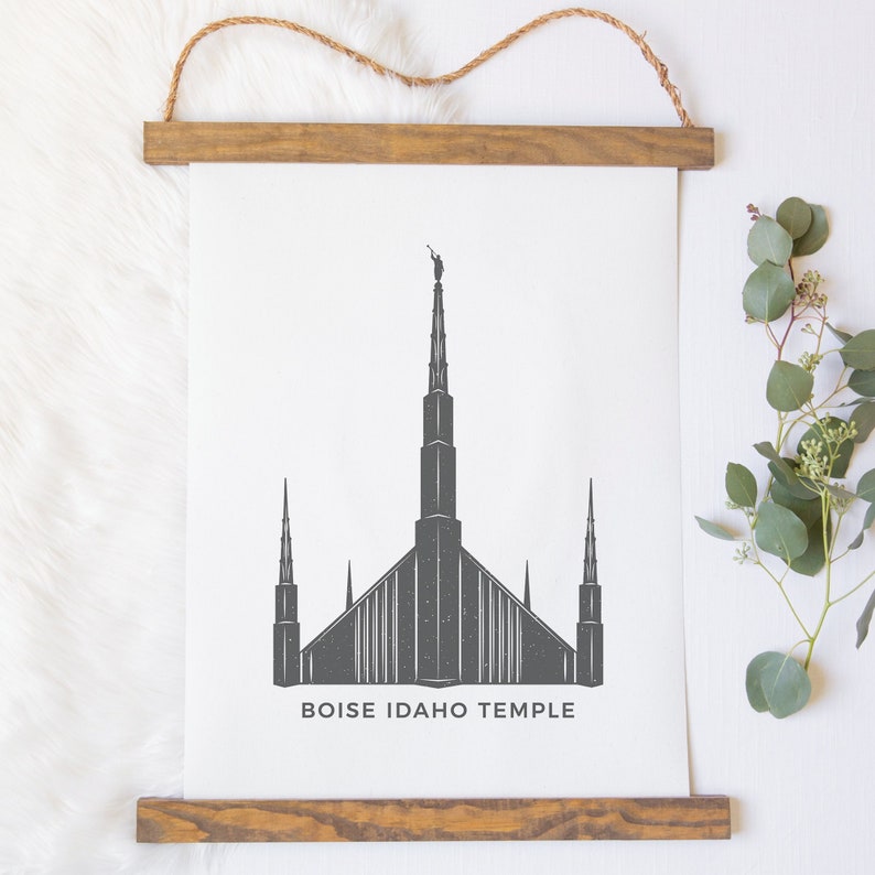 Boise Idaho Temple (LDS) Printable Icon - Etsy