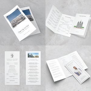 Editable Sacrament Meeting Program Renewal | PREVIOUS BUYERS ONLY