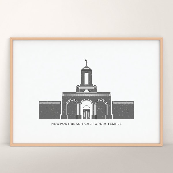 Newport Beach California Temple (LDS) Printable Icon