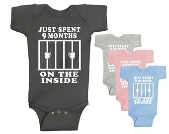 i just spent 9 months on the inside onesie