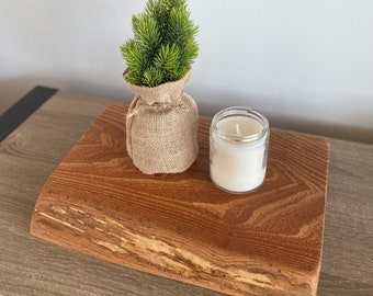 Natural Wood Table Centerpiece