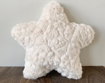 Faux Fur Star-shaped Pillow Cushion