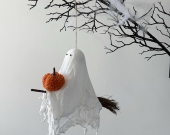 Cheesecloth Flying Ghost - Halloween Decor