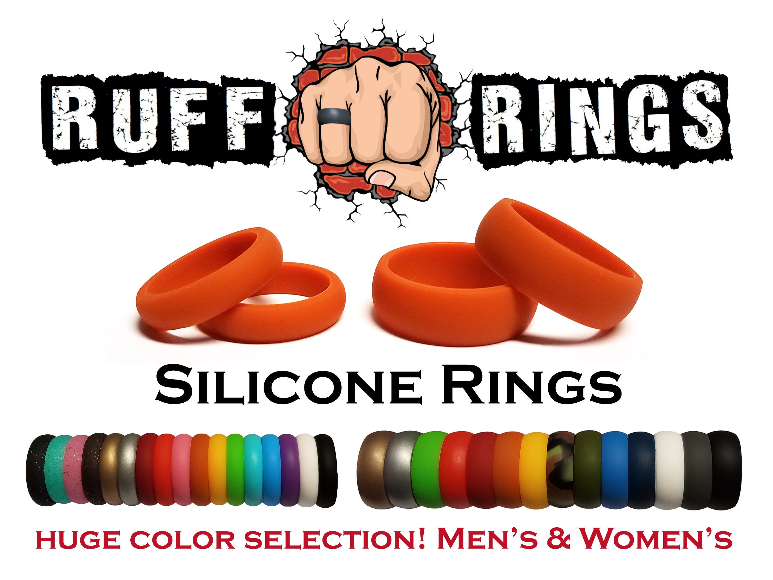 Orange hotsell silicone ring