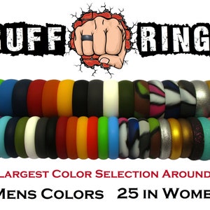 SILICONE RING Custom Engraved Personalized Name Date Phrase Wedding Gift Silicone Wedding Rings Band Ruff Rings Mens and Womens image 2