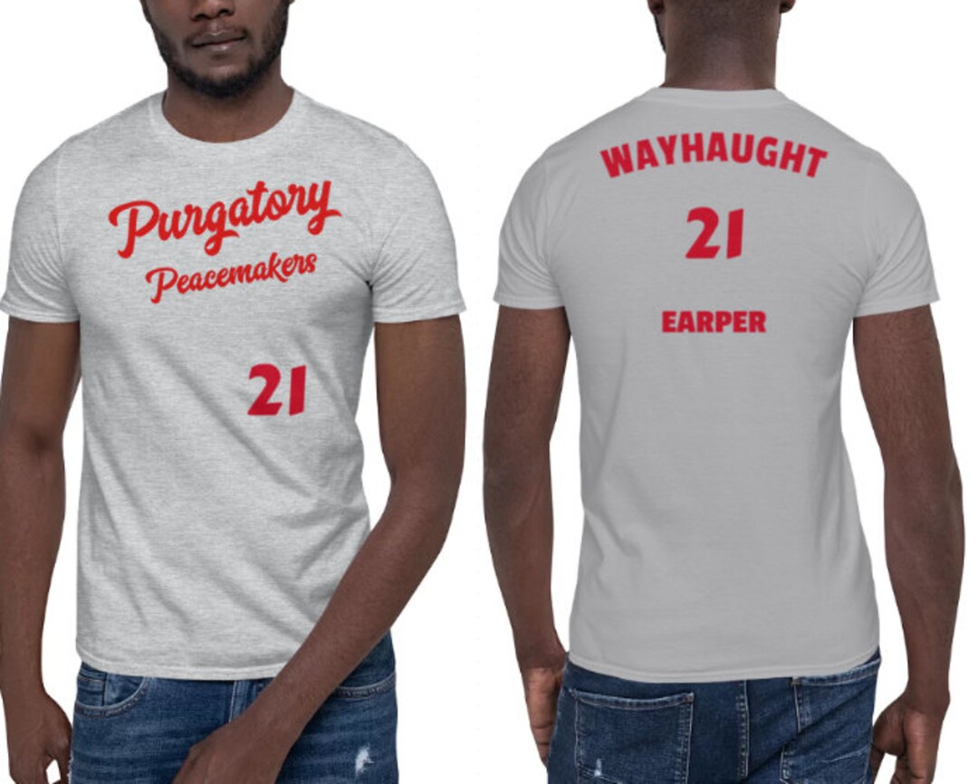 Buy Wayhaught Shirt, Wynonna Earp, Wayhaught Marriage, Purgatory, Nicole  Haught, Waverly Earp, Two Side Print Grey Short-sleeve Online in India 