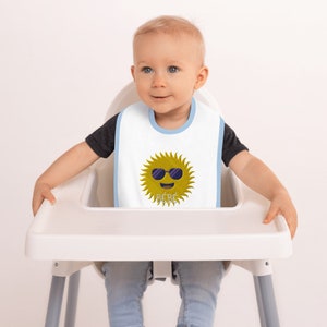 BE&#39;BE&#39; Bib, Infant Bib, Baby Bib, Embroidered Baby Bib