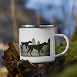 Camping Mug, Hunting Mug, Outdoor Mug, Lake Life, Hunting Life, Duck Hunting, Enamel Mug