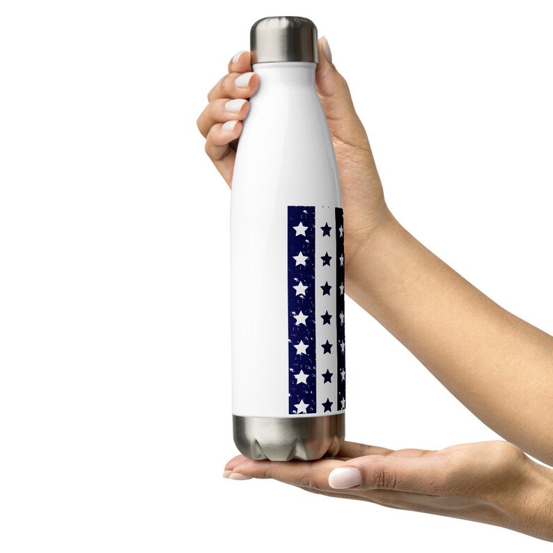 USA Water Bottle, USA Flag Water Bottle, 4th of July, Everyday Patriotism, Gym Bottle, Stainless