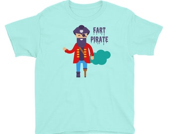 Cute Kid Shirt, Funny Kid Shirt, Pirate Kid Gift, Kids Clothes, Youth Short Sleeve T-Shirt