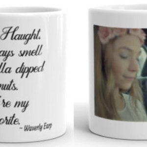 WayHaught Mug, Vanilla Dipped Donuts Mug, Waverly Earp, Nicole Haught, Wynonna Earp Mug, Earper Ship, Earpcon, LGBTQ
