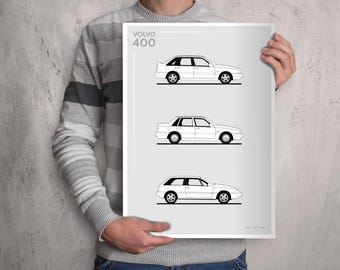 PÓSTER - VOLVO 400 Evolution - Monótono