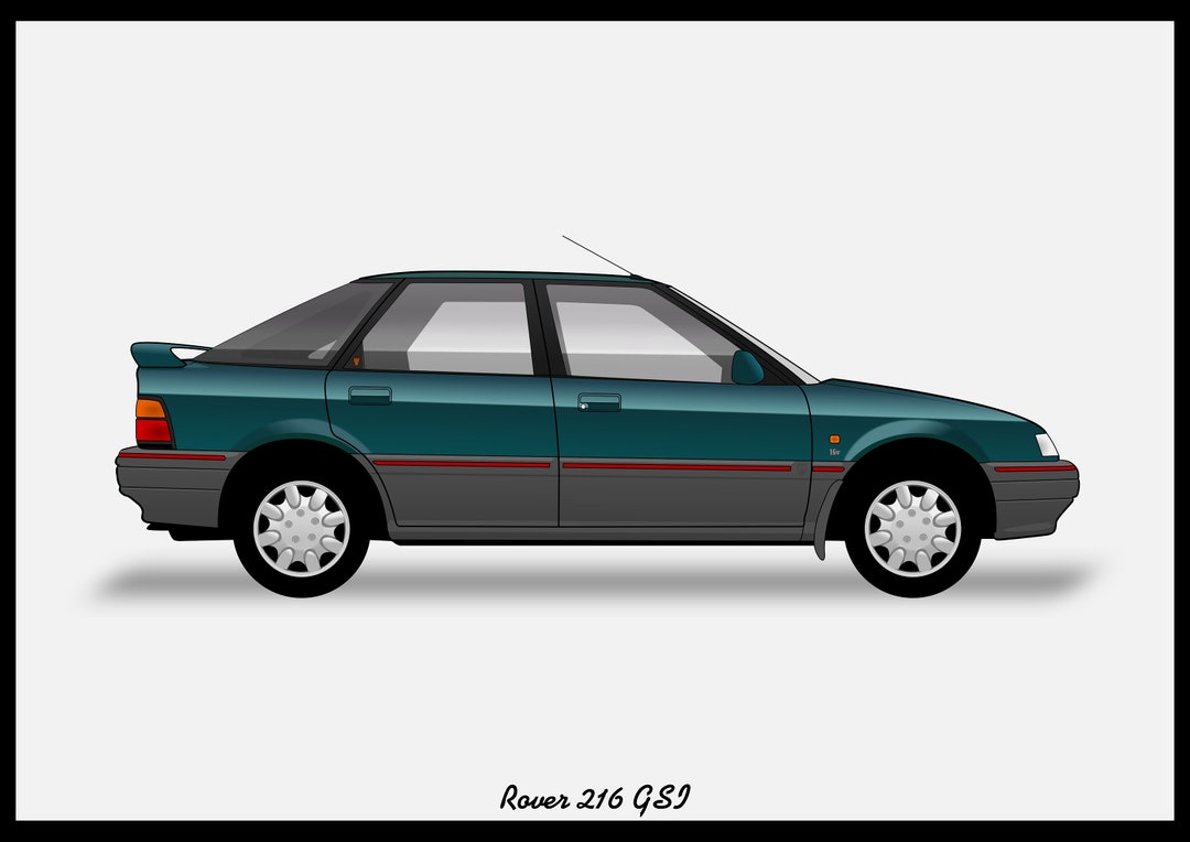 Rover Rv 8 Vector ROVER R8 216gsi - Colour Vector File Download - .PDF, .svg, .png - Etsy