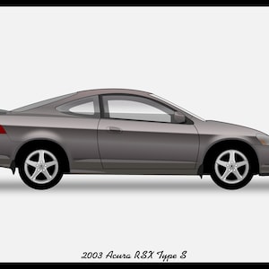 ACURA RSX Colour Vector File Download - .PDF, .Svg, .Png