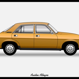 POSTER - Austin Allegro Vector Art