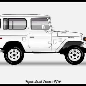 PÔSTER - TOYOTA Land Cruiser FJ40