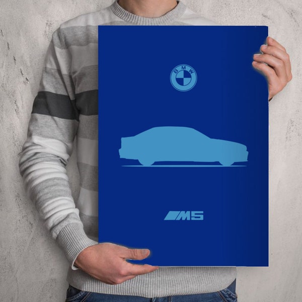 Bmw E39 Silhouette Etsy Italia