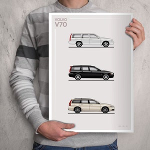 POSTER - VOLVO V70 Evolution - Colour