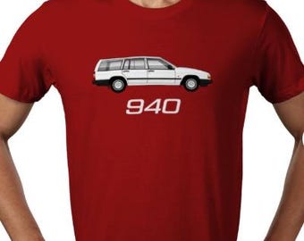 VOLVO ESTATE T-SHIRT - Various Models - Men's - Grey / Red / Navy / Black Options