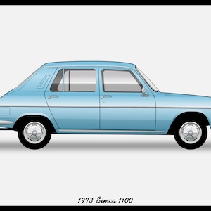 SIMCA 1100 - Colour Vector File Download - .PDF, .Svg, .Png