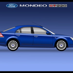 POSTER - FORD MONDEO ST220