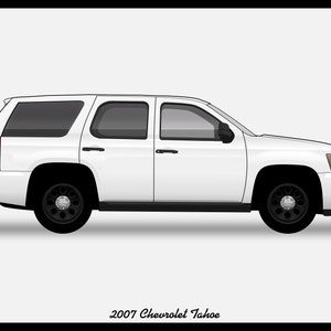 CHEVROLET TAHOE 2007 - Descarga de archivos vectoriales en color - .PDF, .Svg, .Png
