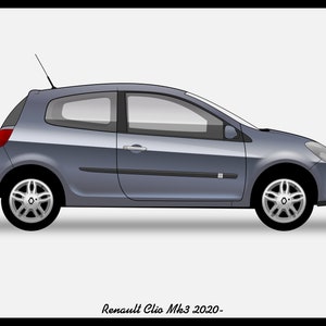 FRONT SPLITTER RENAULT CLIO III RS Gloss Black, Our Offer \ Renault \ Clio  RS \ Mk3 [2006-2009] Renault \ Clio RS \ Mk3