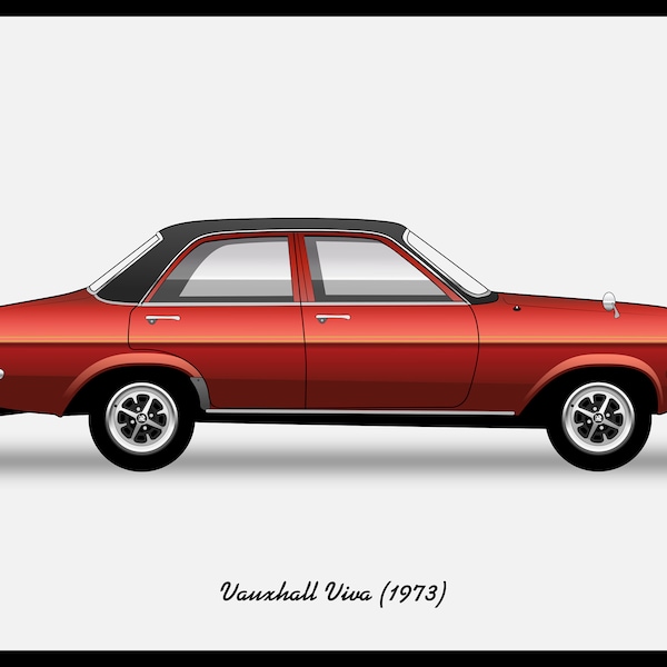 VAUXHALL VIVA - Colour Vector File Download - .PDF, .Svg, .Png