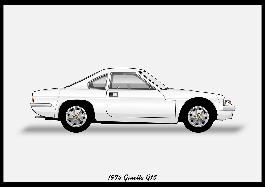 GINETTA G15 - Colour Vector File Download - .PDF, .svg, .png - Etsy