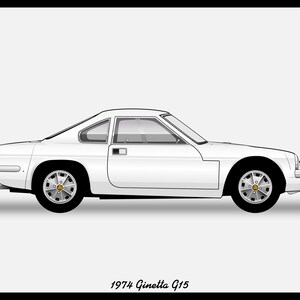 GINETTA G15 - Colour Vector File Download - .PDF, .Svg, .Png
