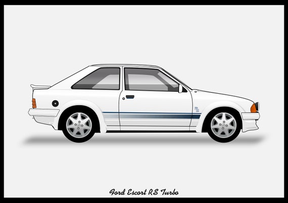 Poster Ford Escort Mk3 Rs Turbo Vector Art Etsy Poster Ford Escort Mk3 Rs Turbo Vector Art Etsy