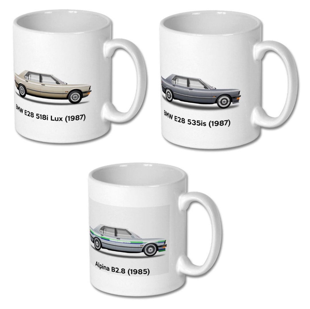 MUG - BMW E28 (various Models) - Double Sided Car Art Mug - Etsy UK
