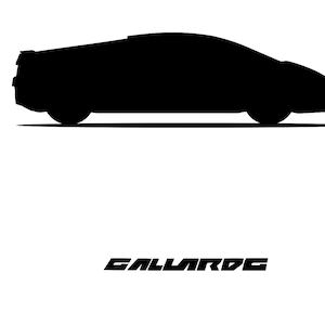 Lamborghini Gallardo Car Silhouette Vector - .SVG, .PDF, .Png