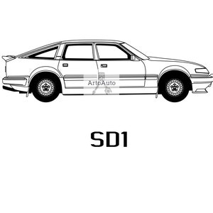 ROVER SD1 Outline Vector - .SVG, .Pdf, .Png