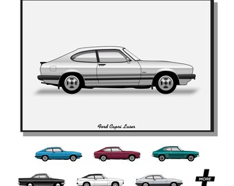 POSTER - FORD CAPRI - Various Models