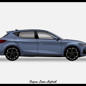 CUPRA LEON - Colour Vector File Download - .PDF, .Svg, .Png