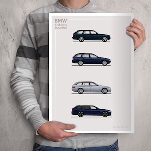 POSTER: BMW 5-serie TOURING Evolution: kleur