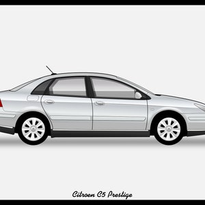 CITROEN C5 - Colour Vector File Download - .PDF, .Svg, .Png