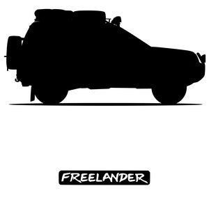 Land Rover Freelander Car Silhouette Vector - .SVG, .PDF, .Png