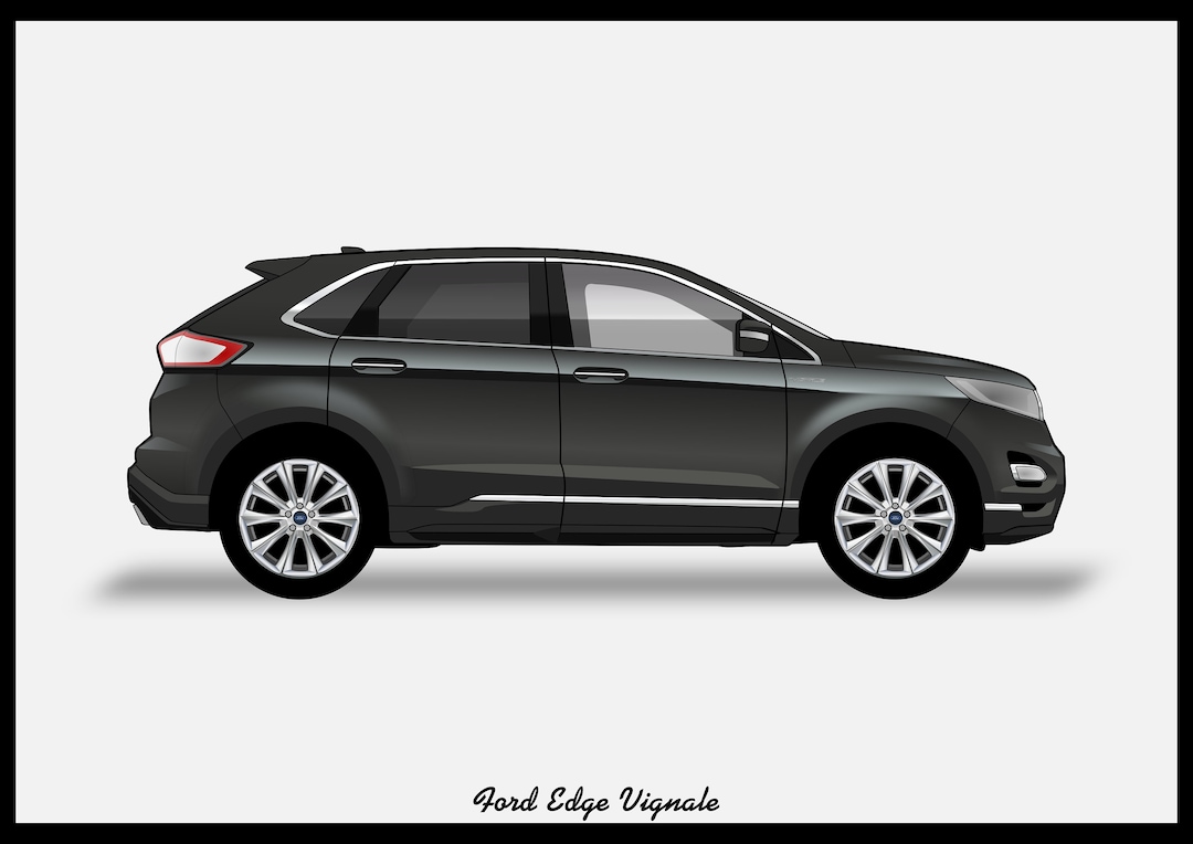 FORD EDGE - Colour Vector File Download - .PDF, .svg, .png - Etsy