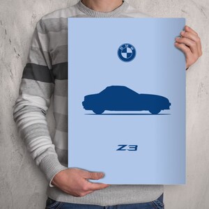 POSTER - BMW Z3 Silhouette