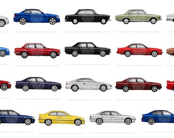 BMW - ** BUY 4 Get A 5th FREE ** Colour Vector File Download - .Pdf, .Png, .svg 2