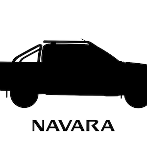 Nissan Navara Car Silhouette Vector - .SVG, .PDF, .Png