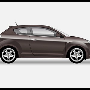 POSTER - ALFA ROMEO Mito Vector Art
