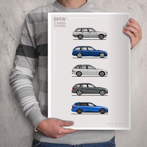 POSTER - BMW 3 Series TOURING Evolution - Colour