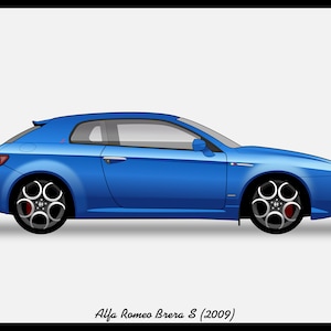 ALFA ROMEO Brera Colour Vector File Download - .PDF, .Svg, .Png