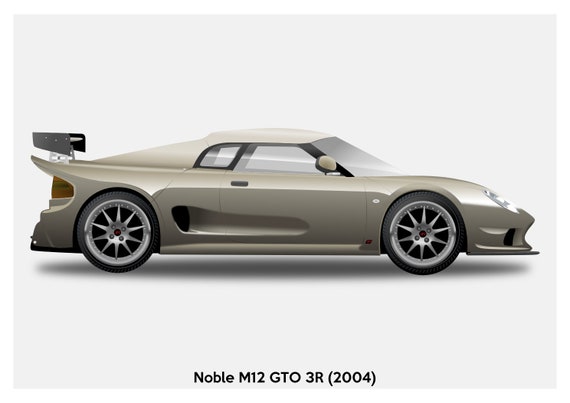 Poster Noble M12 Gto 3r Vector Art Etsy