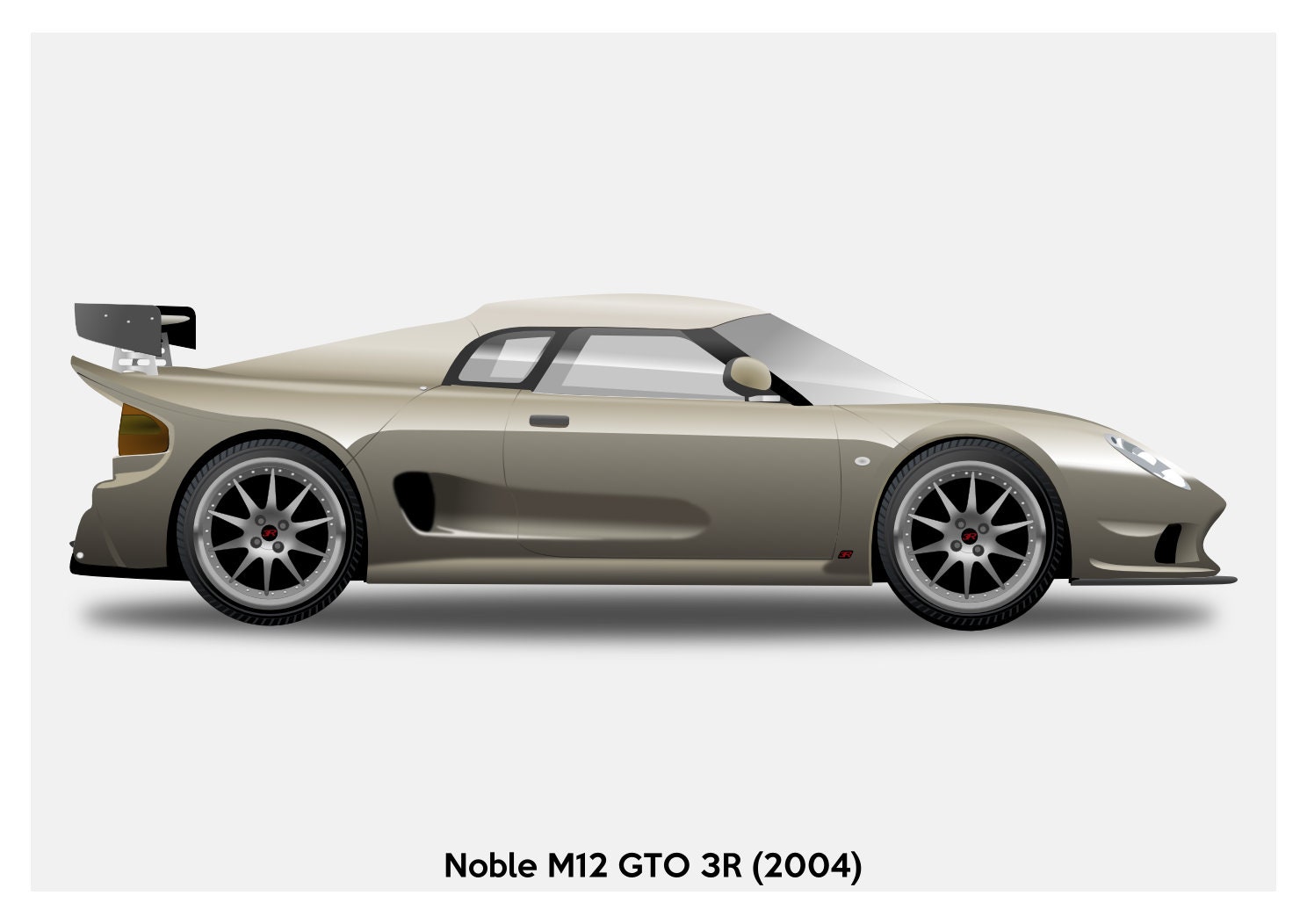Poster Noble M12 Gto 3r Vector Art Etsy